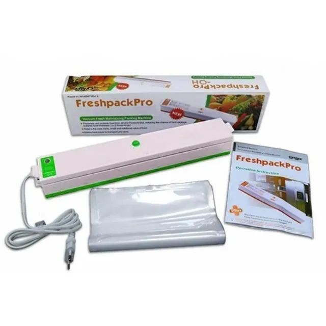 Embaladora E Seladora A Vácuo Freshpackpro 110v Super Prátic