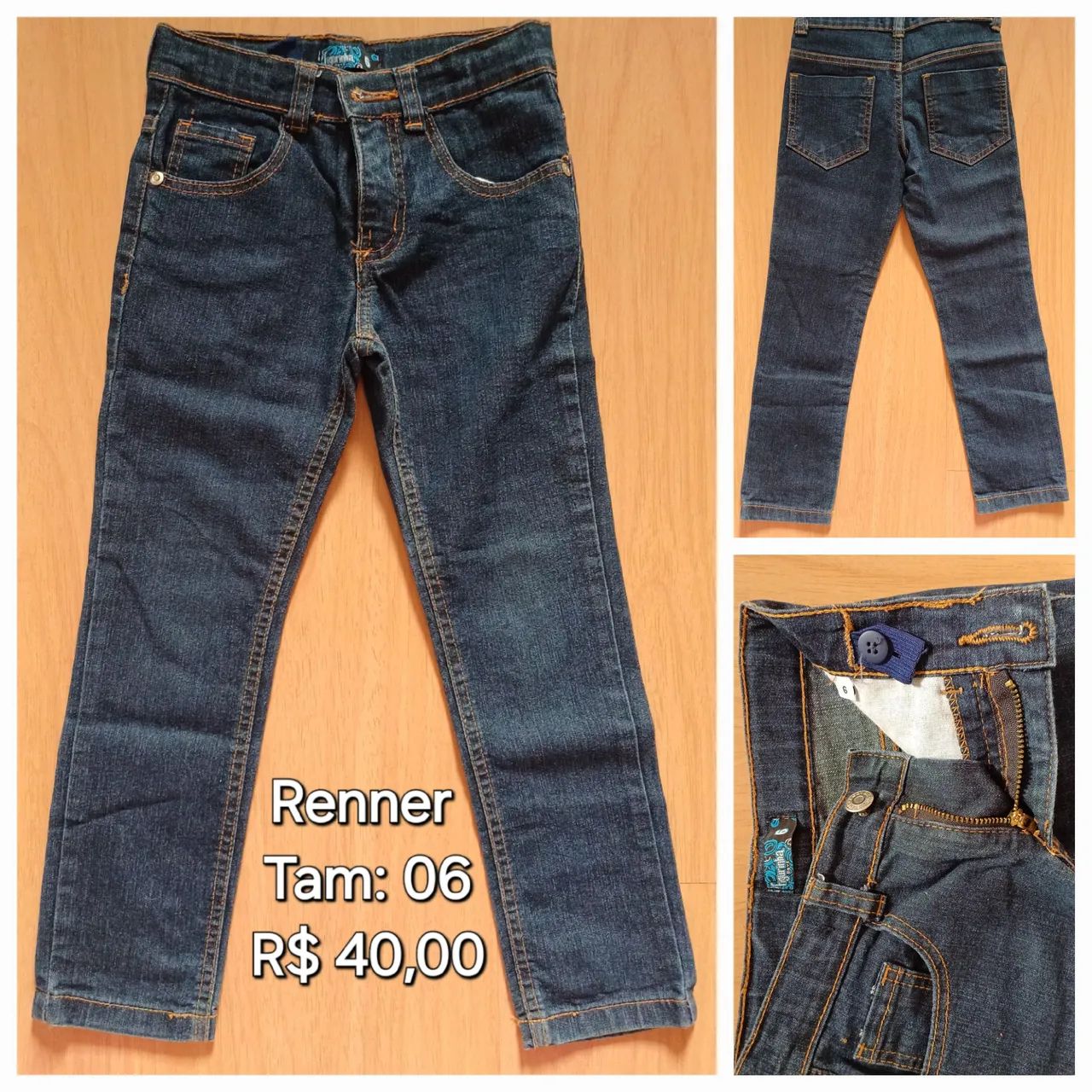 Calça Jeans Renner Infantil 06 Roupas Infantis Vila