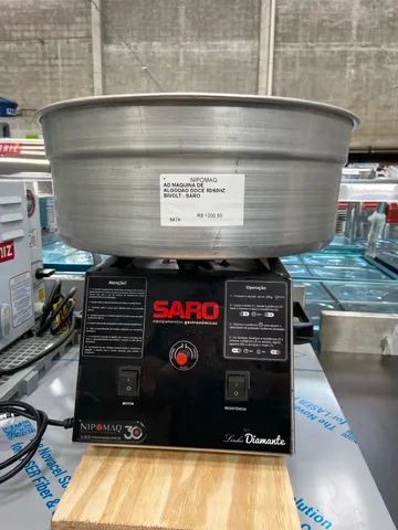 MÁQUINA DE ALGODÃO DOCE 50/60HZ - SARO - Foto 5