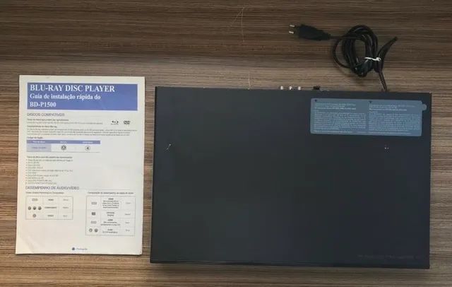 Blu-Ray disc player samsung bd-p 1500 liga mas não  abre o compartimento de disc,sem - Foto 5