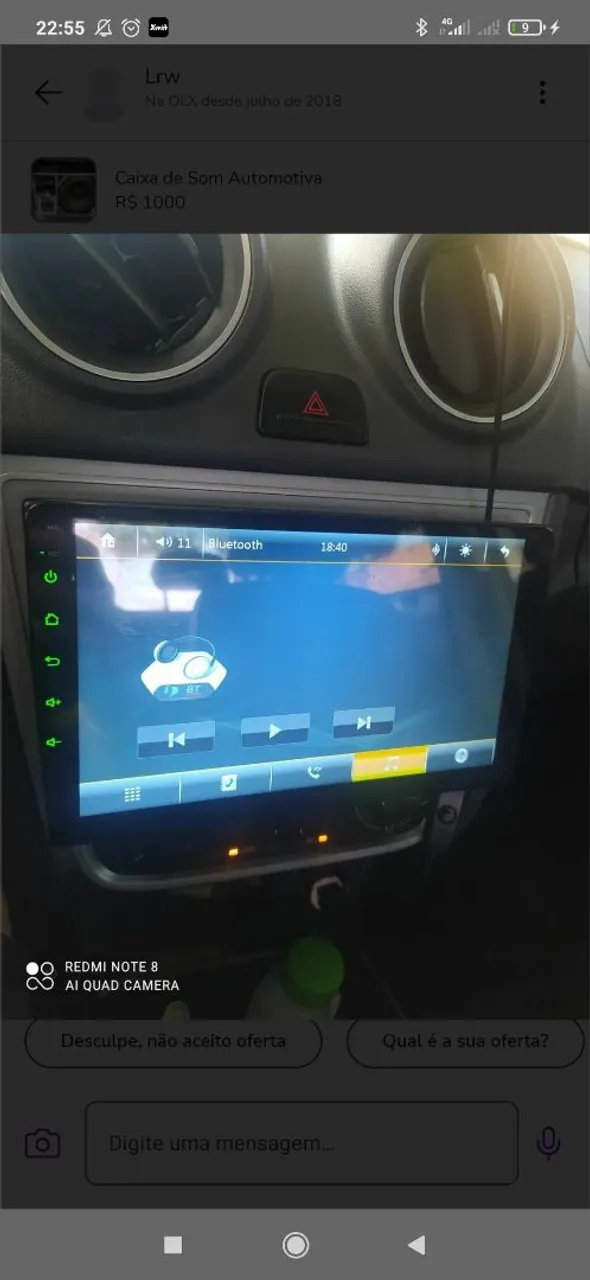  Som Automotiva multimídia Mp5