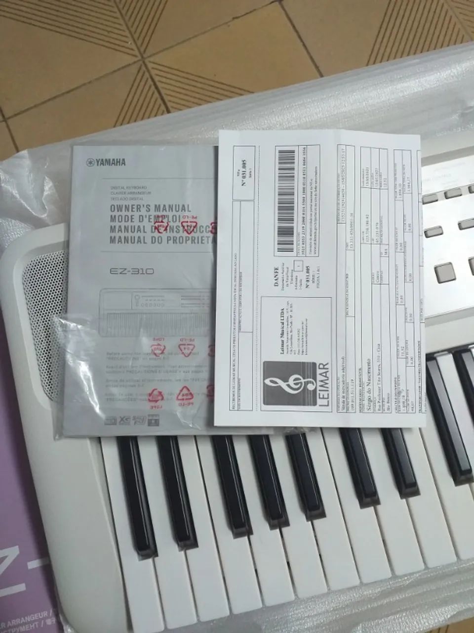  Novo na caixa.! Teclado Arranjador Yamaha PSR EZ 310 teclas iluminadas - Sem uso!  - Foto 5
