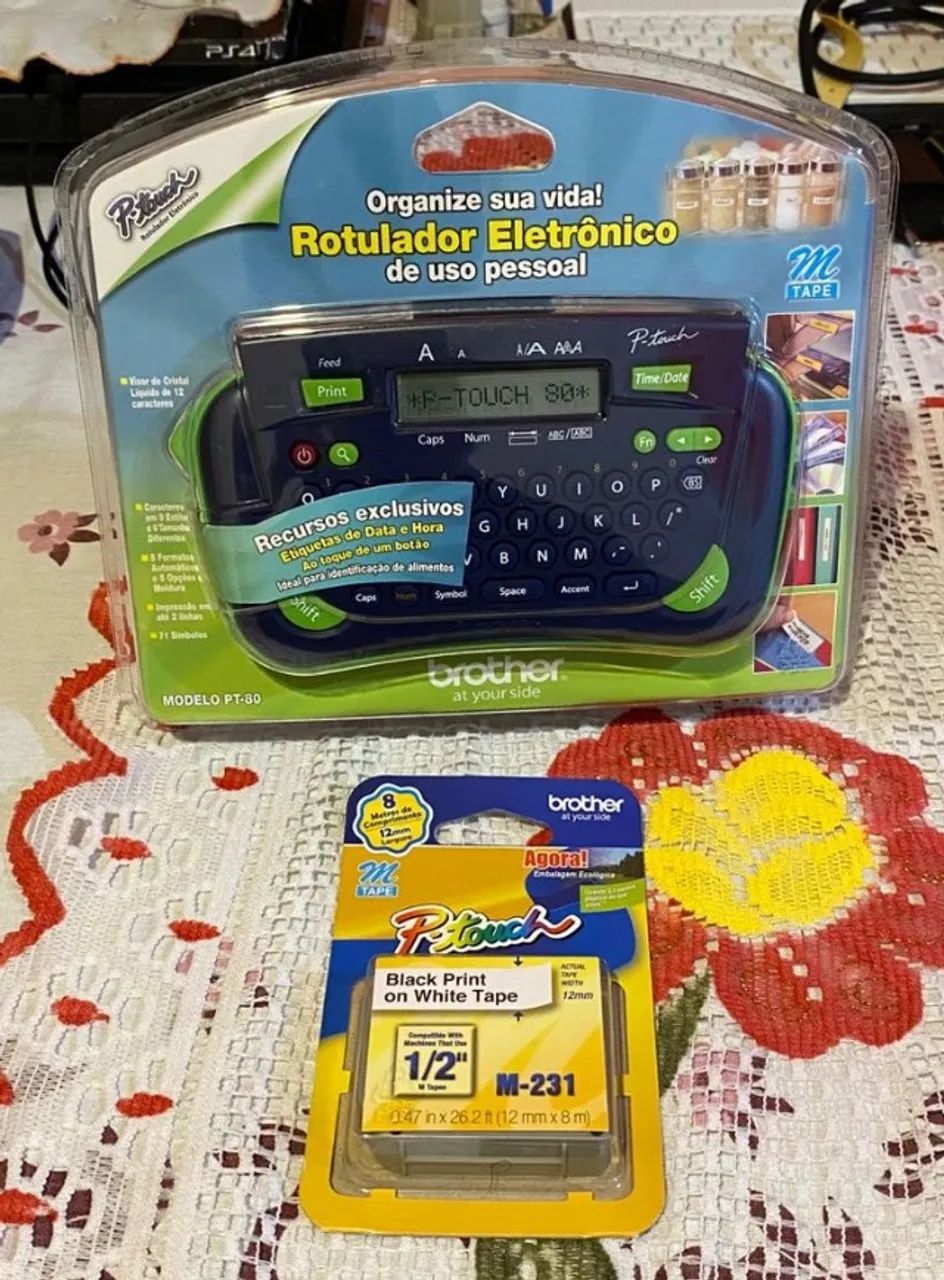 Rotulador Eletrônico Brother Pt-80