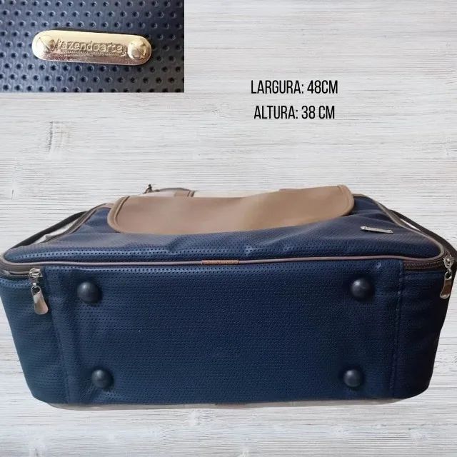 mala grande e sofisticada ideal para viagens (perfeito estado) - Foto 3