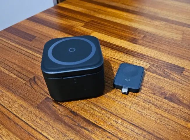 Baseus 3 em 1 Carregador Magnético Wireless 25W - Praticamente Novo - Foto 6