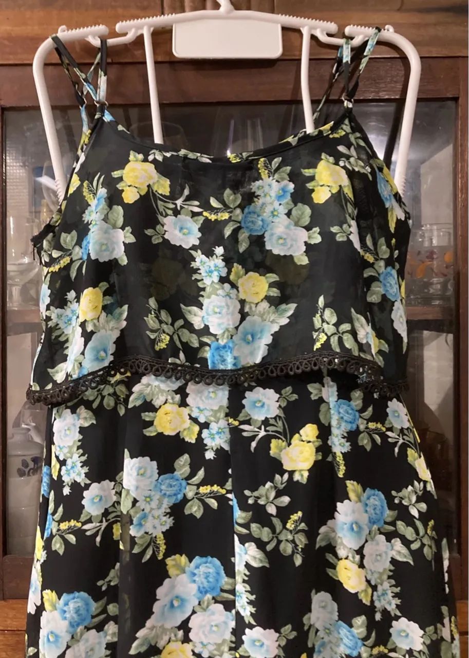 Vestido floral Forever 21 M