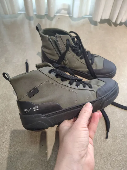Tênis Zara Verde Militar