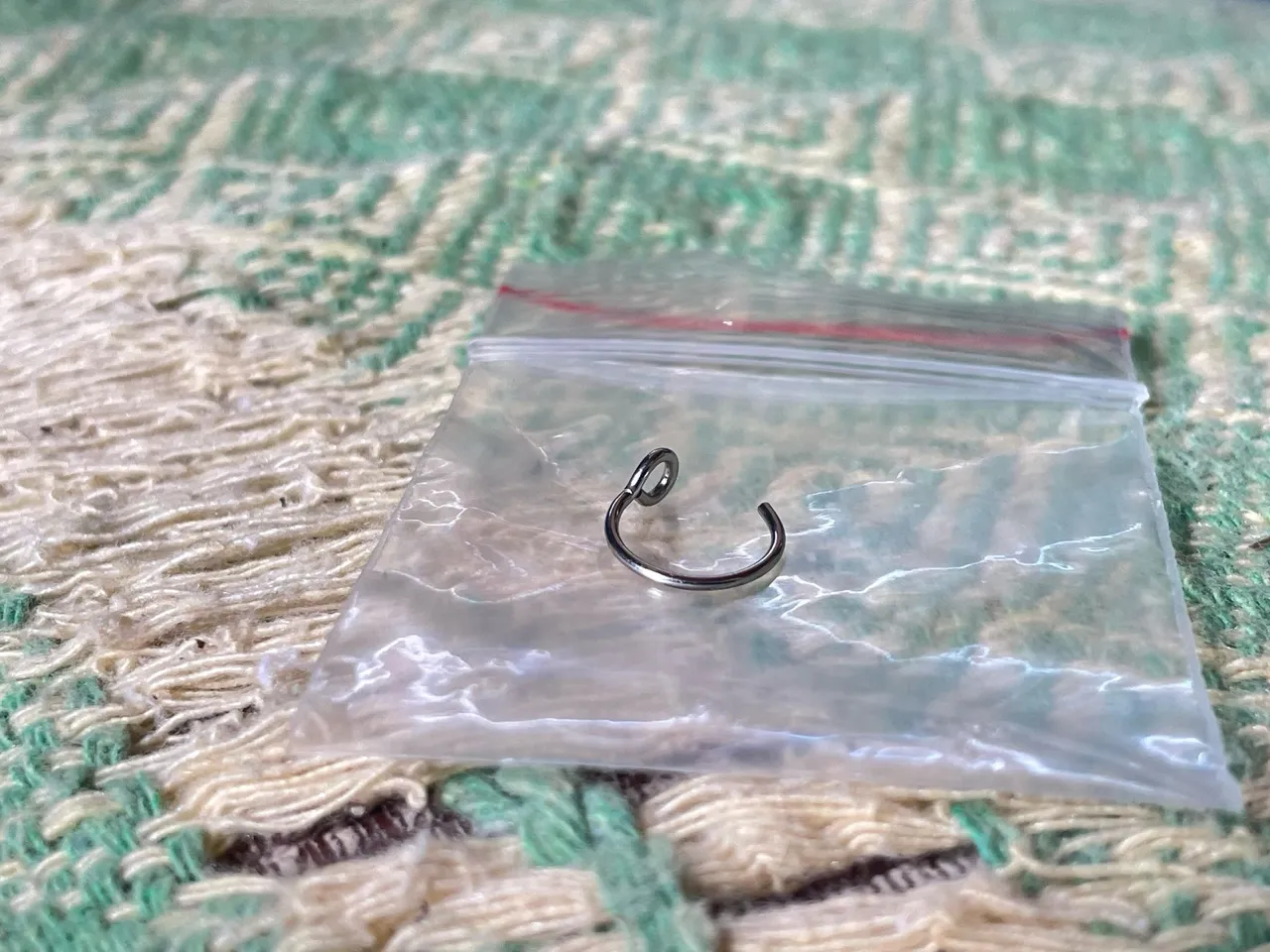 Piercing de nariz fake