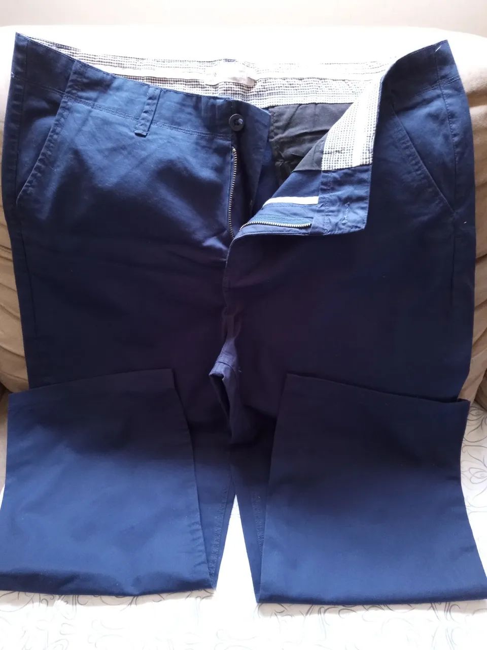 Calça social azul marinho - Foto 3