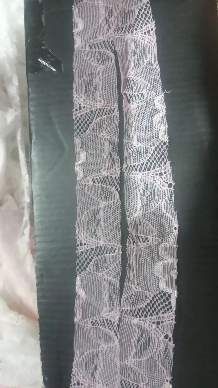 Lote retalhos renda - Foto 3