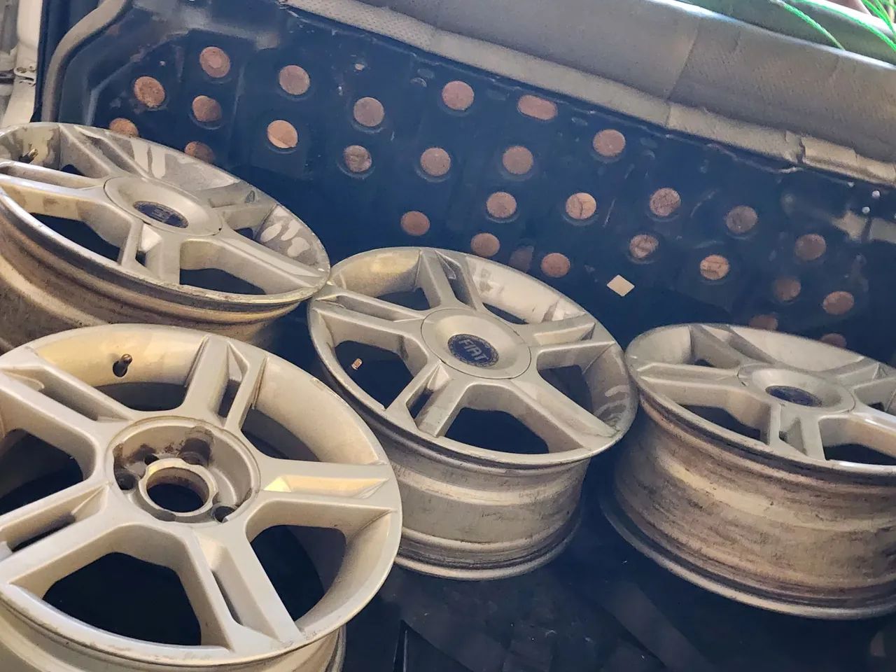 Rodas aro 15 4x98 Fiat - Foto 2