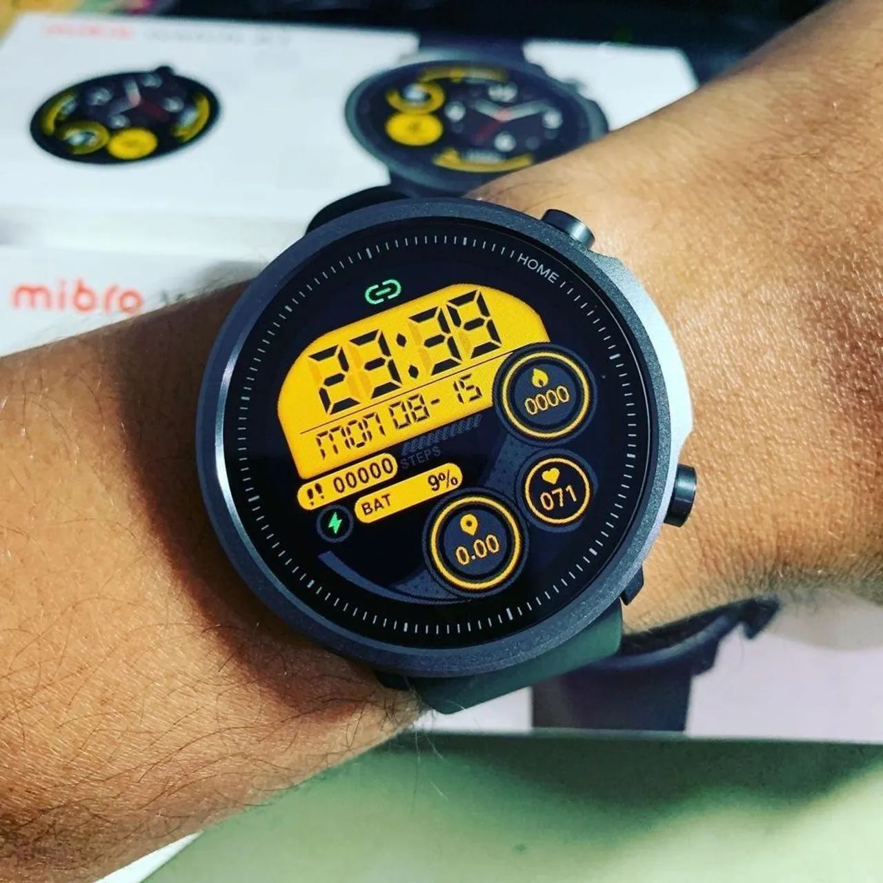 SMARTWATCH Xiaomi Mibro A5/caixa metal ultrafina/Resistência água/Modo esporte