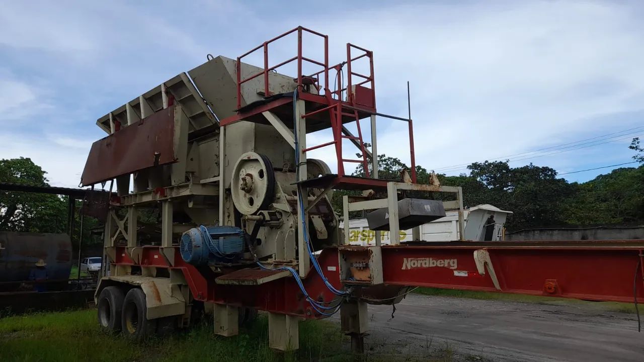 CONJUNTO DE BRITAGEM MOVEL DE PNEUS METSO NW80 - Foto 3