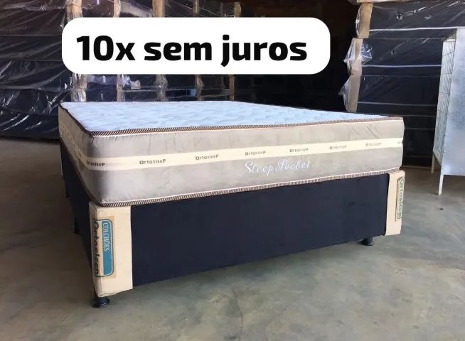 Cama box colchão de base novA 