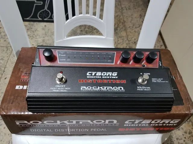Pedal Rocktron Cyborg Digital Distortion - Hiper Conservado
