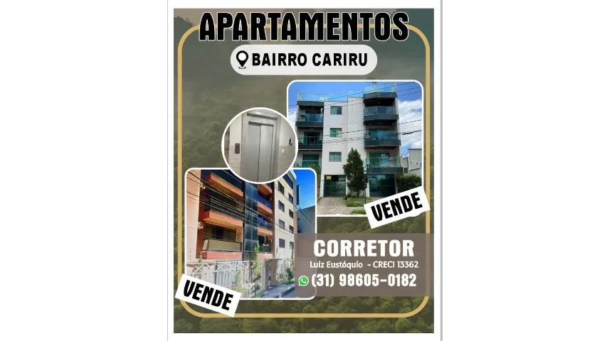 B Cariru Ipatinga ótimos apartamentos 3 qts
