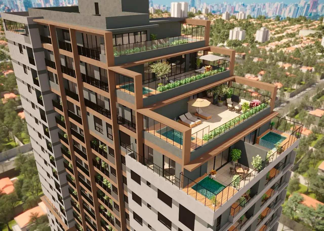 Studio com 49m², 01 quartos, lazer completo, bem localizado no Setor Bueno - Goiânia - GO
