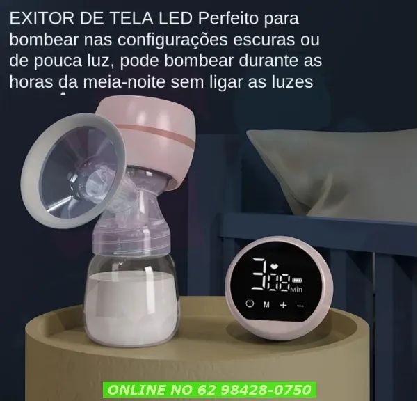 Bomba De Tirar Leite Elétrica Extrator De Leite Materno - Foto 4