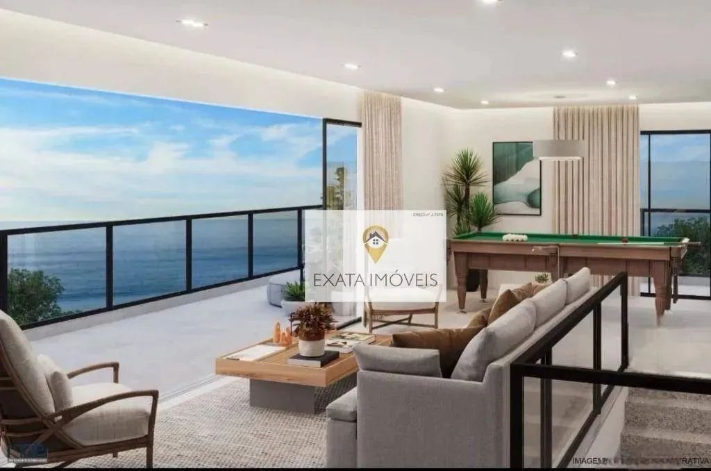 Cobertura alto padrão 4 quartos, piscina e vista para o mar, 291 m² por R$ 1.500.000 - Cos - Foto 3