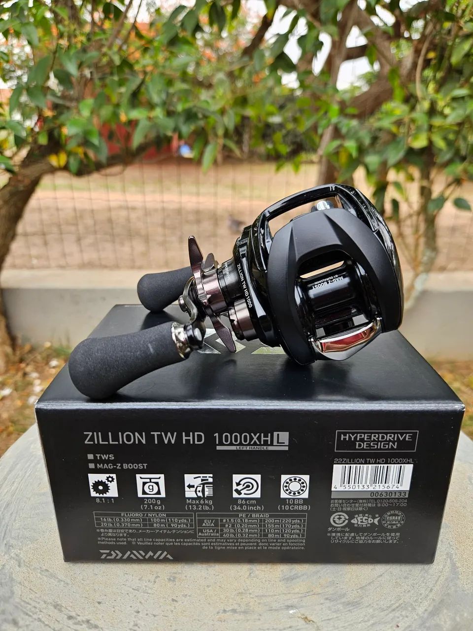 Carretilha Zillion TW HD 1000XHL - Esportes Aquáticos - Saudade