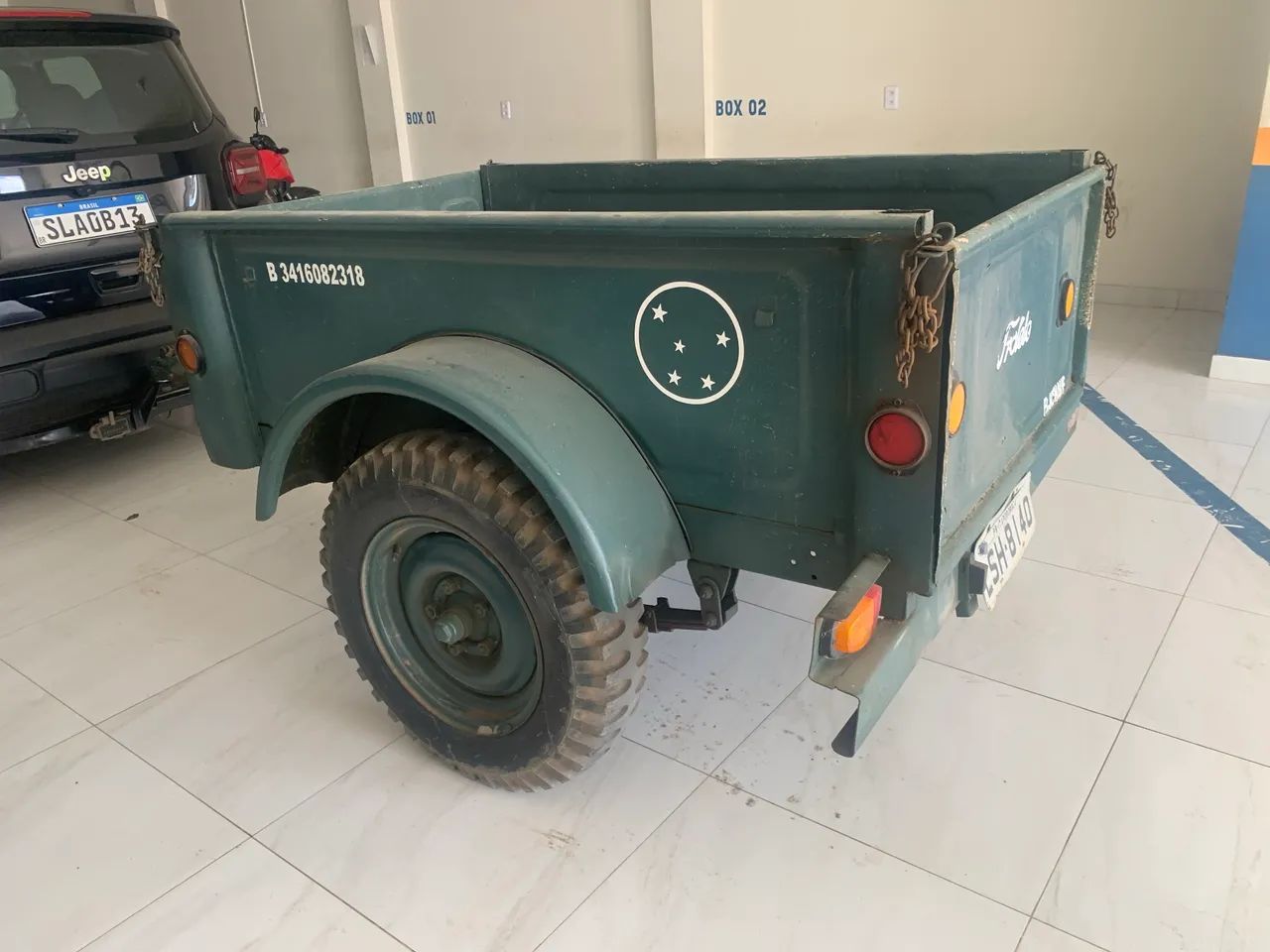 Carretinha Militar - relíquia