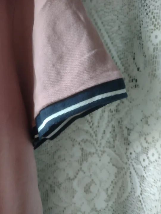 Polo Masculina Rosa - Foto 4