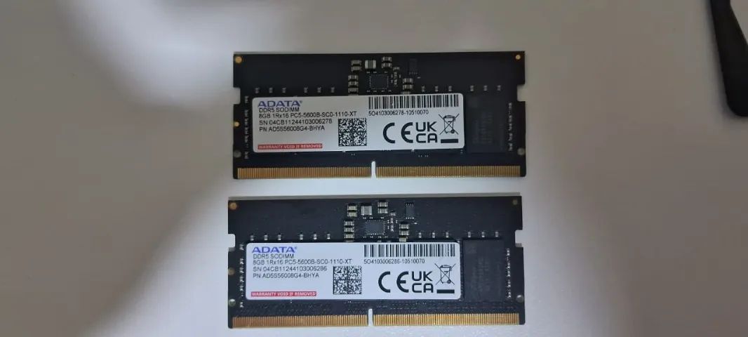 ADATA RAM Memory, 2x8 GB, DDR5, 5600MHz – Never Used64739358542722120