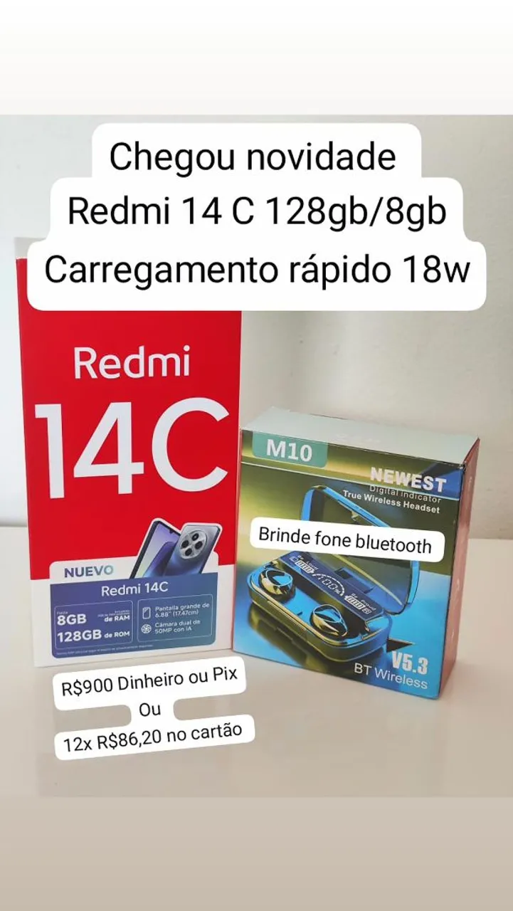 Redmi 14 C Novo!!!+brinde