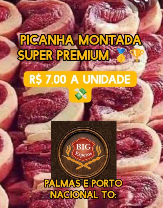 Picanha Montada Super Premium - Big Espetos