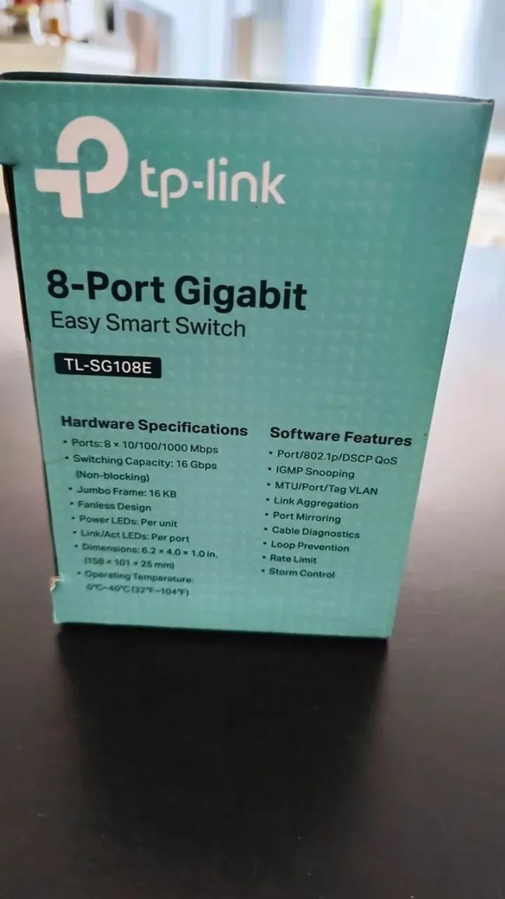 Switch TP-Link (LS108E) GigaByte - 8 portas Gerenciável  - Foto 5