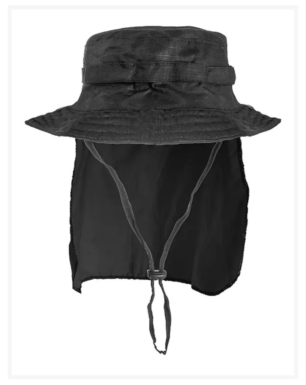 CHÁPEU COM ABA BONNIE HAT PRETO - FOX BOY - Foto 5