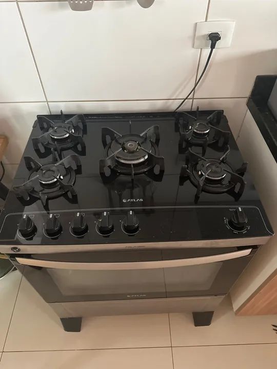Fogão Atlas 4 Bocas - Vidro Temperado - Foto 2