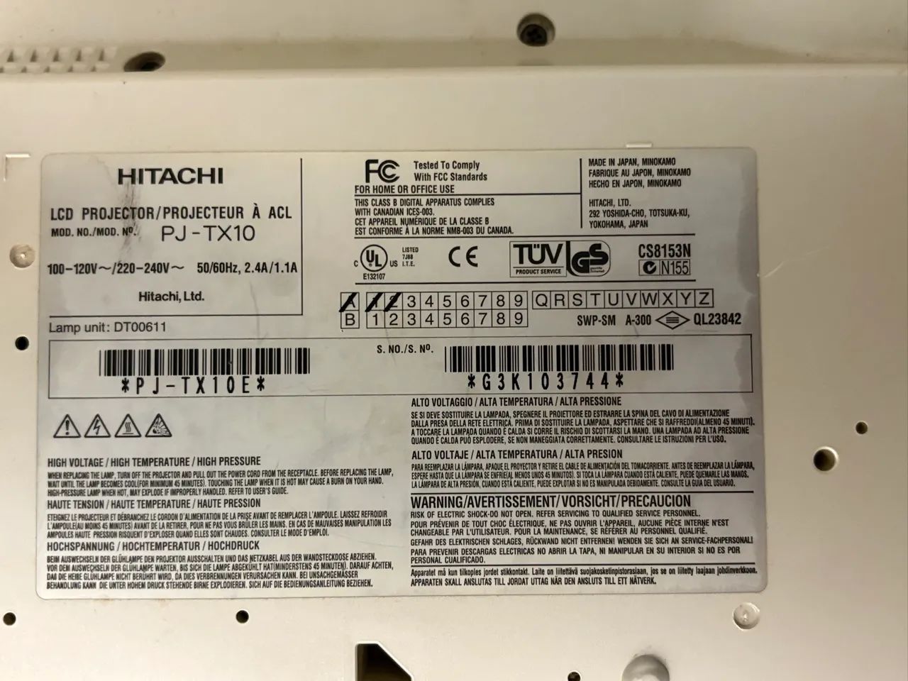 Entertainment Projector - Hitachi Illumina  - Foto 2