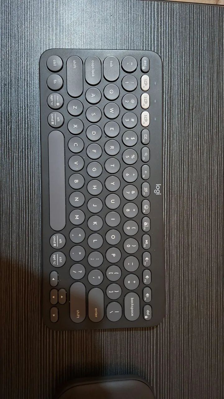 Logitech Pebble Keys 2 K380S Keyboard, Bluetooth + Pebble 2 M350S Mouse - Graphite64186562120963121