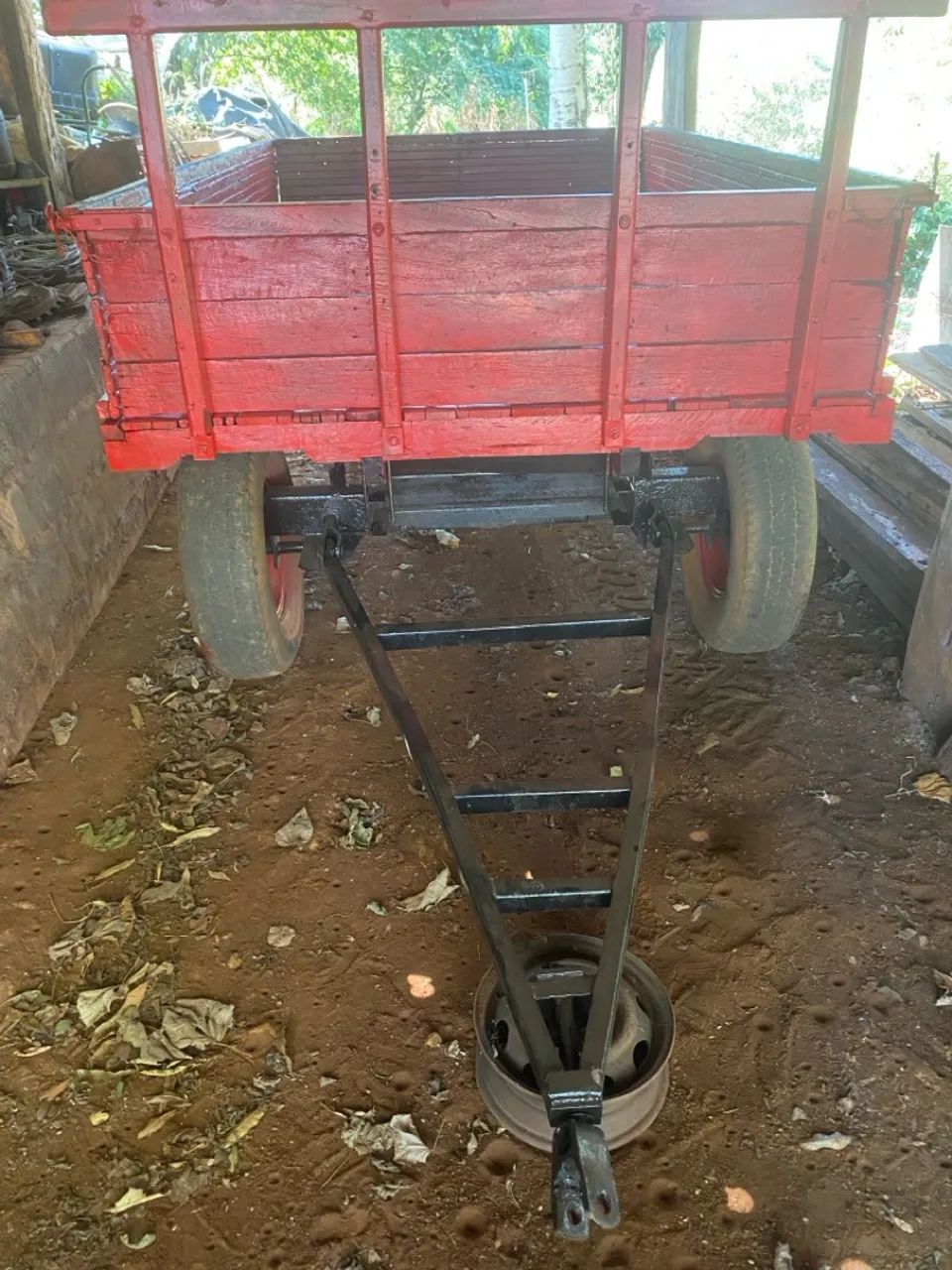 Carreta adubadeira carinho mão bitorneira limpa café  - Foto 4