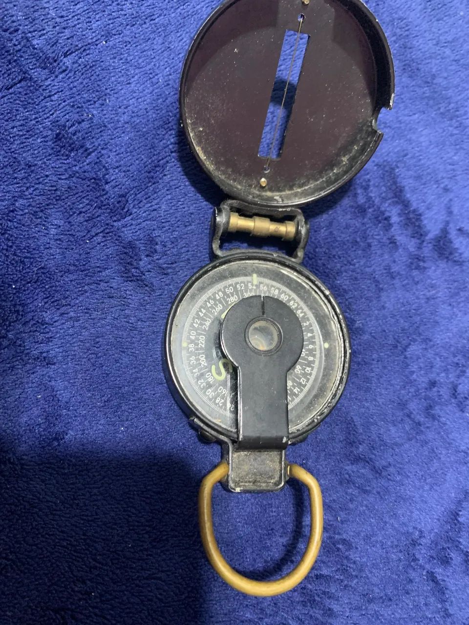Bússola portátil de bolso - Estilo militar - Foto 2