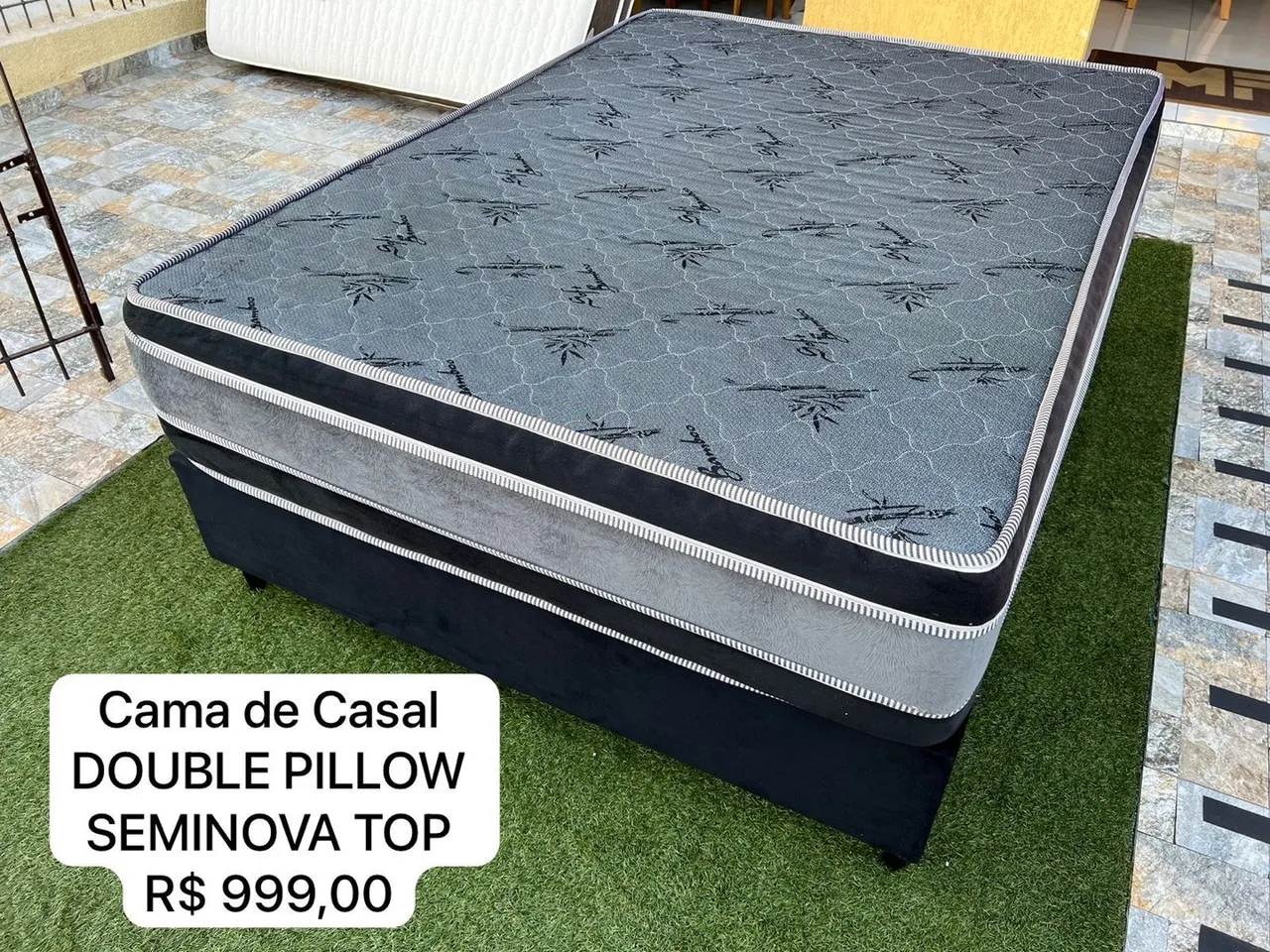 Cama de Casal Double Pillow Seminnova Top