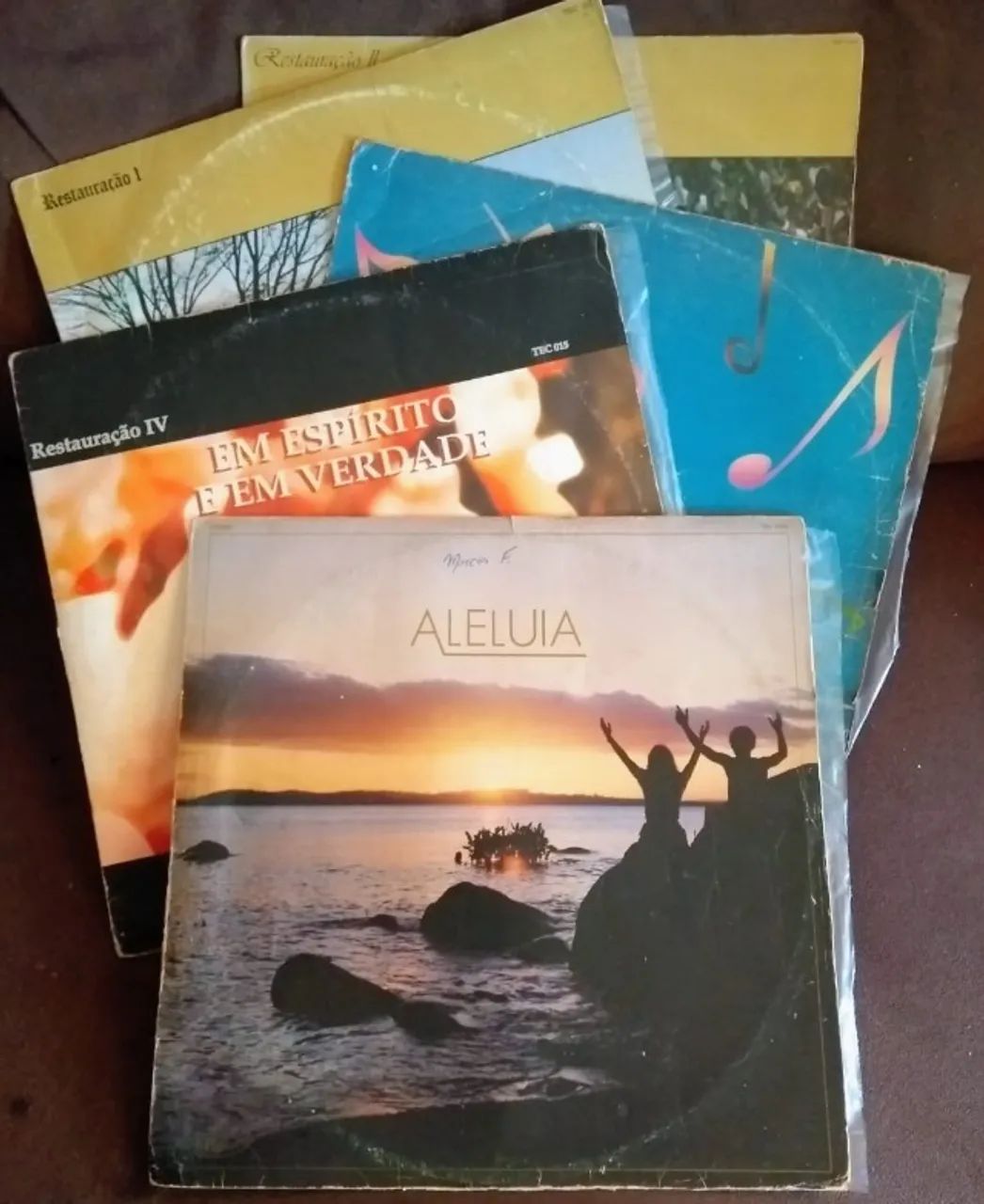 Lote 5 Lp's Discos De Vinil Gospel Evangélico - Grupo Life - em ótimo e excelente estado