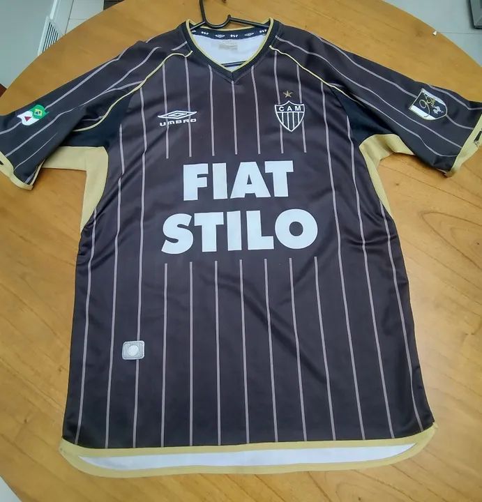 Camisa do Galo 95 anos Preta e Dourada