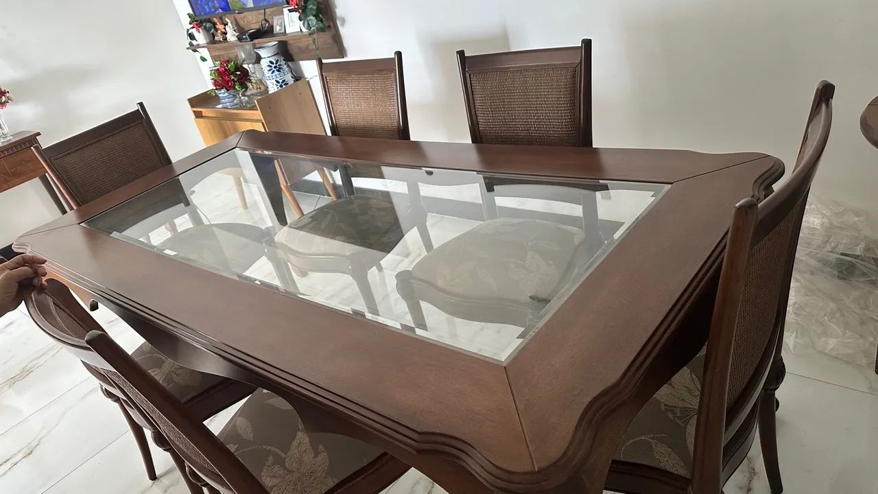 Mesa grande de madeira - Foto 2