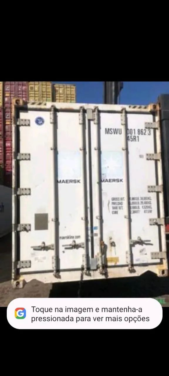 Contêiner Marítimo 40 pés - MAERSK