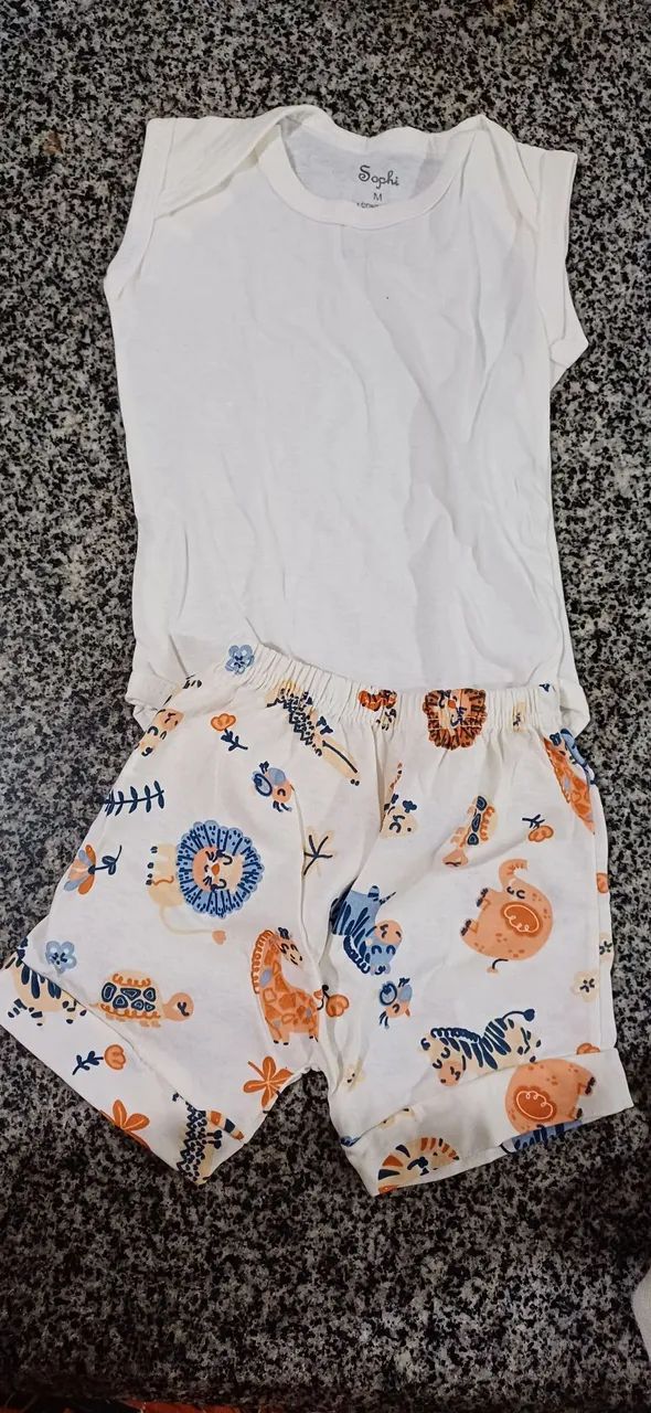 Conjunto Body e Shorts Infantil  - Foto 4