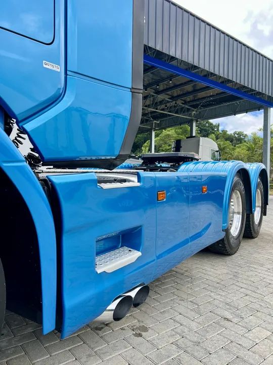 Scania R540 2021 6x4 Susp. Molas Unico Dono - Foto 10