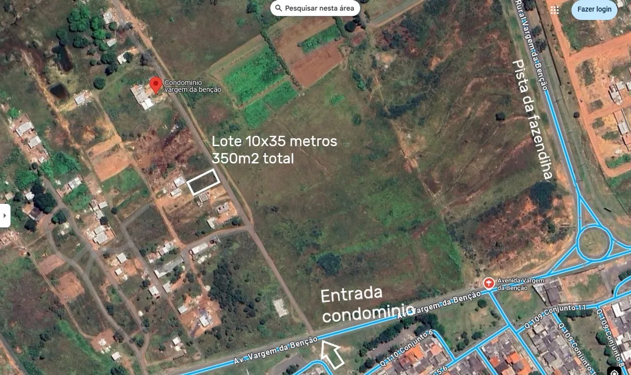 Vendo lote no recanto das emas condomínio