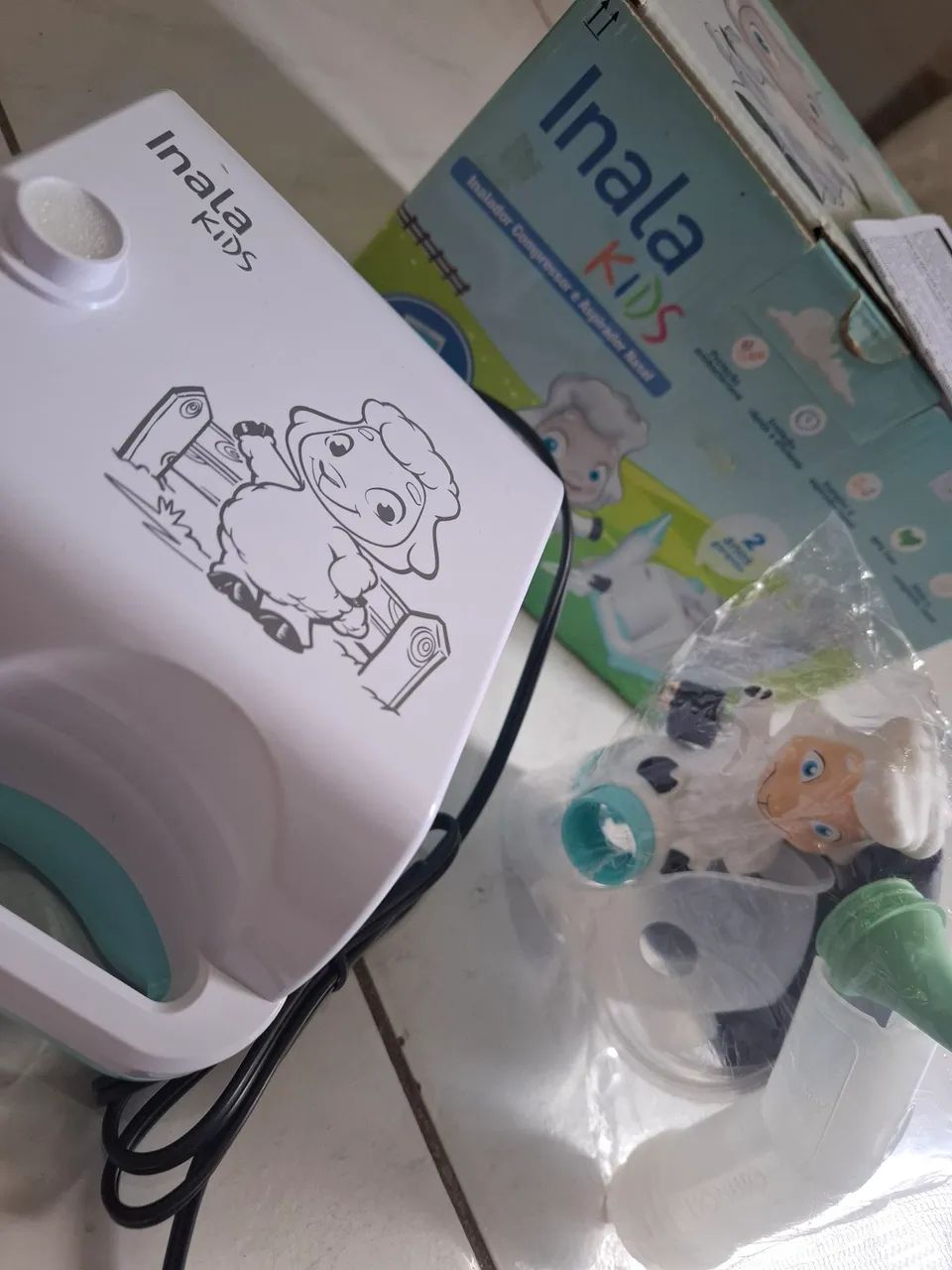 Inalador Compressor e Aspirador Nasal OMRON Inala Kids - Foto 2