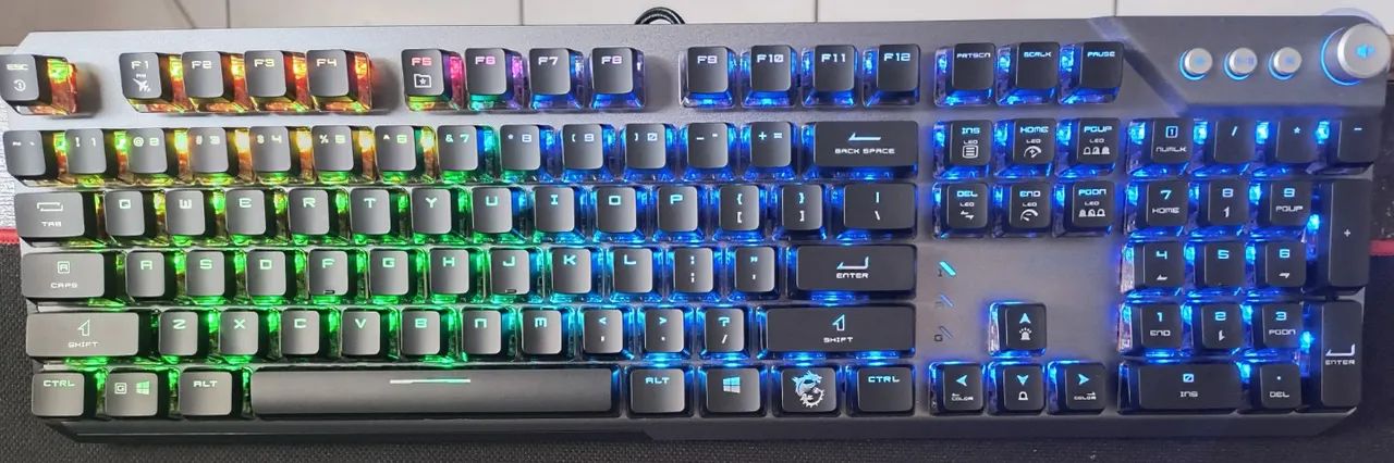 Teclado Mecânico MSI  Vigor GK71 - OPORTUNIDADE!
