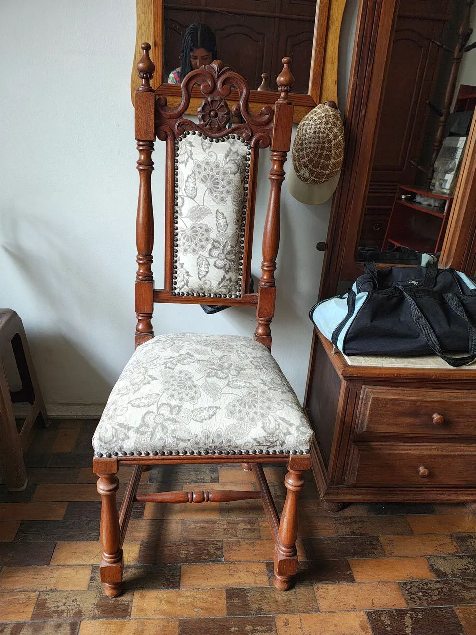 Cadeira de mesa de jantar em madeira Maciça - Foto 3