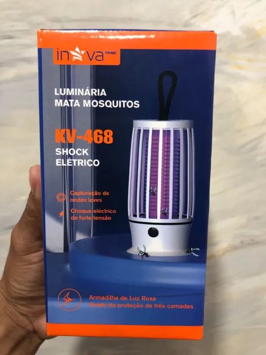 Luminária Mata Mosquitos Inova Prime KV-468 - Shock Elétrico