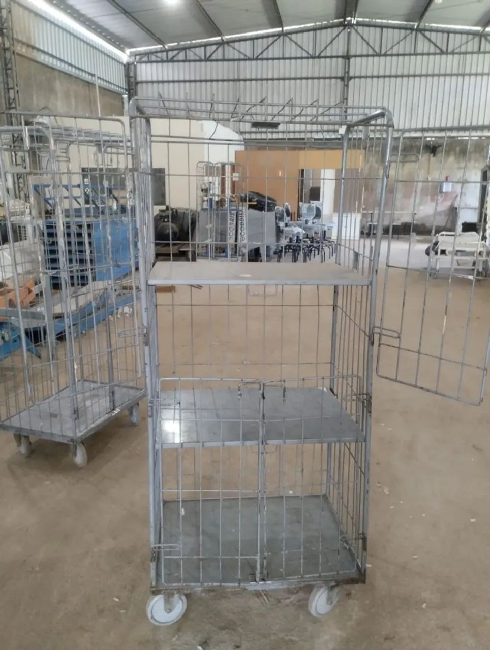 CARRINHO GAIOLA COM PORTAS E DIVISORIA