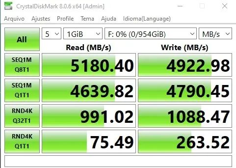 Nvme 1TB Western Digital PCI 4.0 Read 5200Mb/s Write 4900Mb/s (NOVO!) - Foto 5